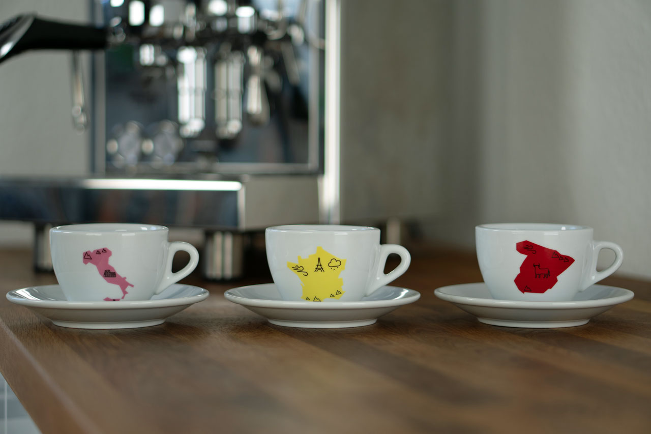 Cappuccino-Tassen Bundle GRAND TOURS