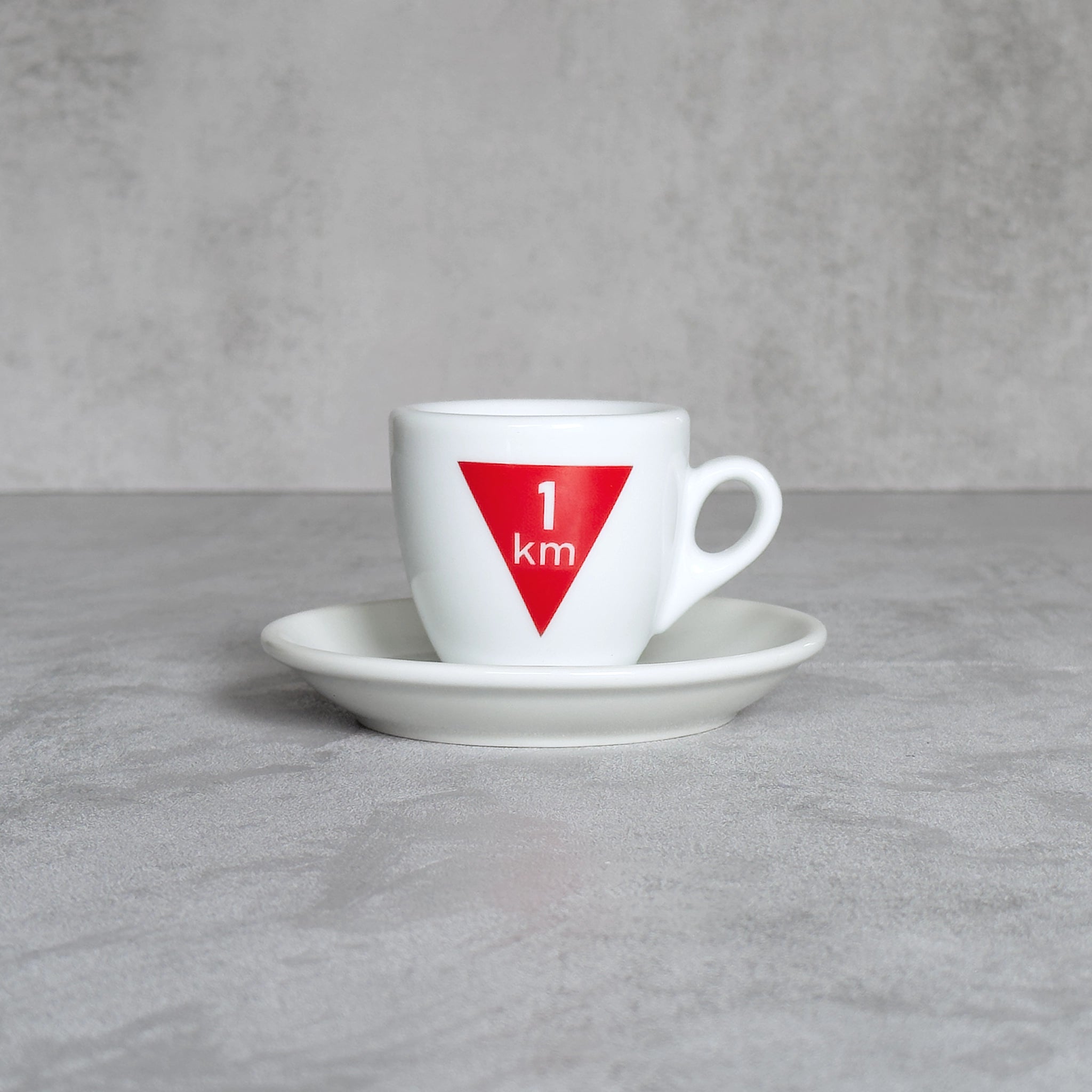 Espresso-Tasse mit Radsport-Motiv  Flamme Rouge