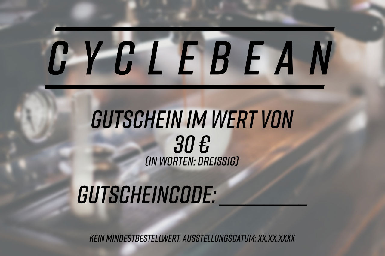 CYCLEBEAN gift vouchers