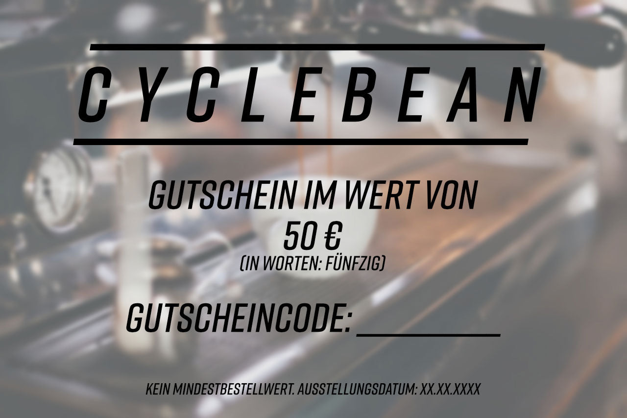 CYCLEBEAN gift vouchers
